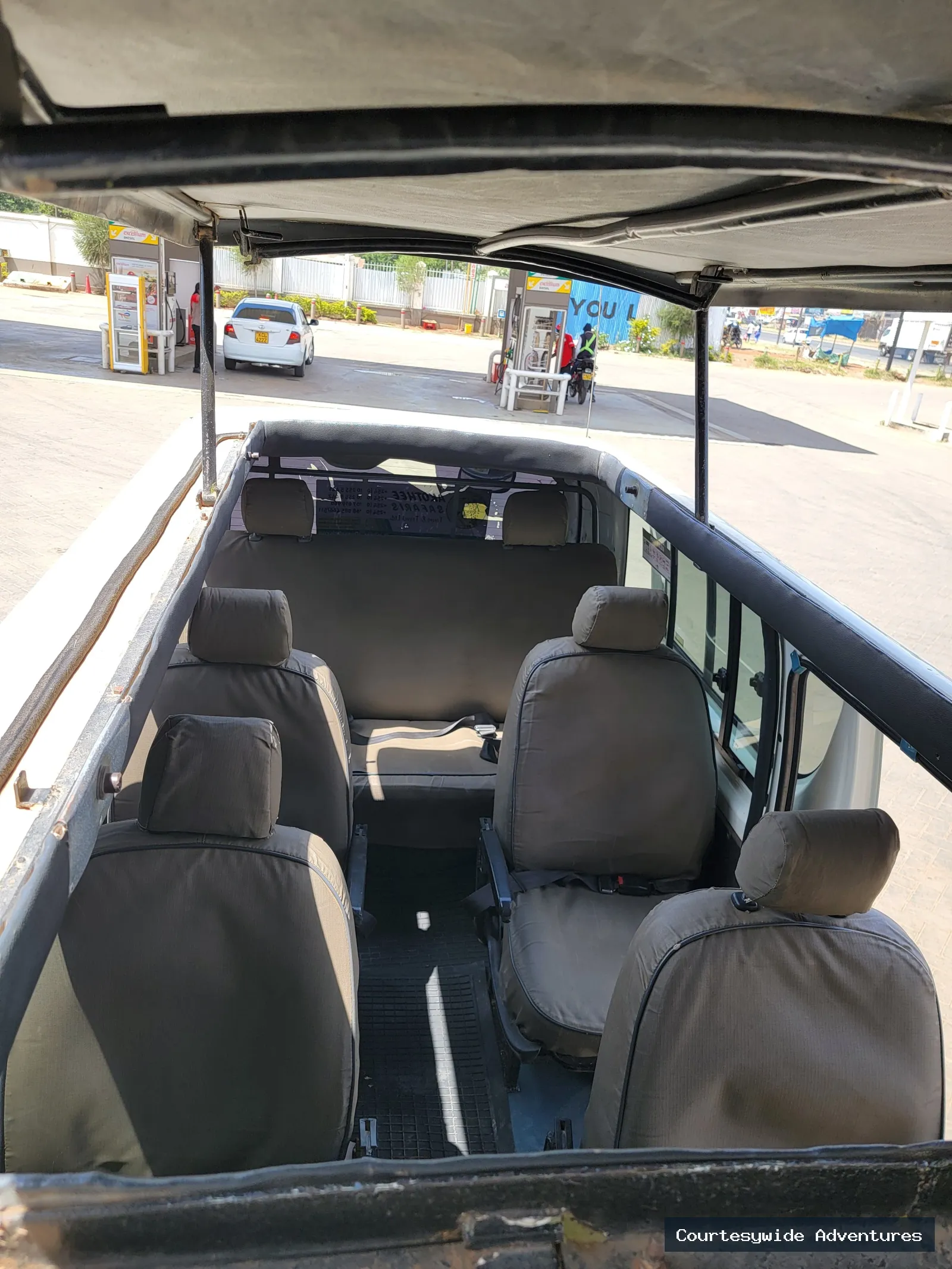 Toyota Hiace Safari Tour Van with Pop Up Roof | Courtesywide Adventures