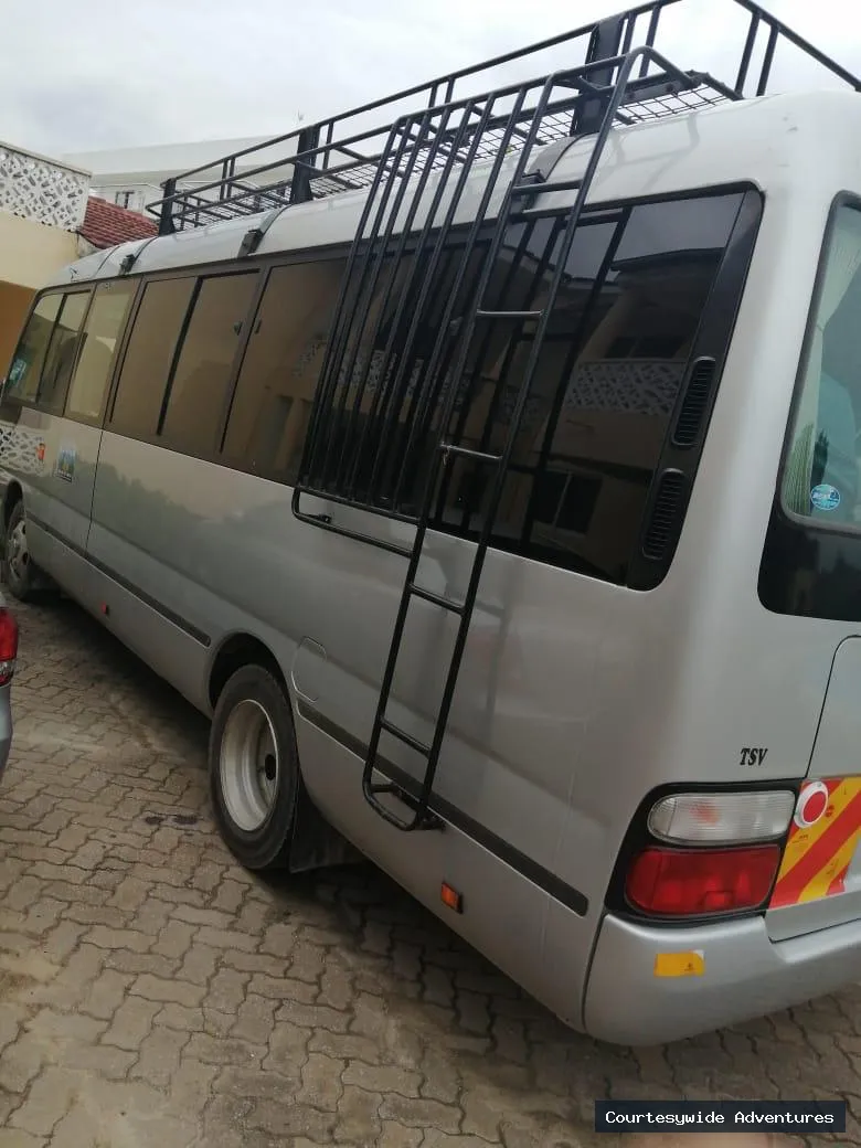 Toyota Coaster Bus | Courtesywide Adventures